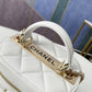 ChanelVanity Case Gold Hardware White For Women, Women’s Handbags, Shoulder Bags 9.4in/24cm 