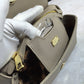 DG Medium Sicily Handbag In Dauphine Grey For Women 10.2in/26cm DG BB4347A100187195
