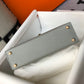 HM Kelly 19 Grey Glacier Epsom With Gold Toned Hardware Bag For Women, Handbags, Shoulder Bags 7.5in/19cm