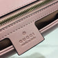 gg Marmont Small Matelassé Shoulder Bag Dusty Pink Matelassé Chevron For Women 10in/26cm gg 443497 DTDIT 5729