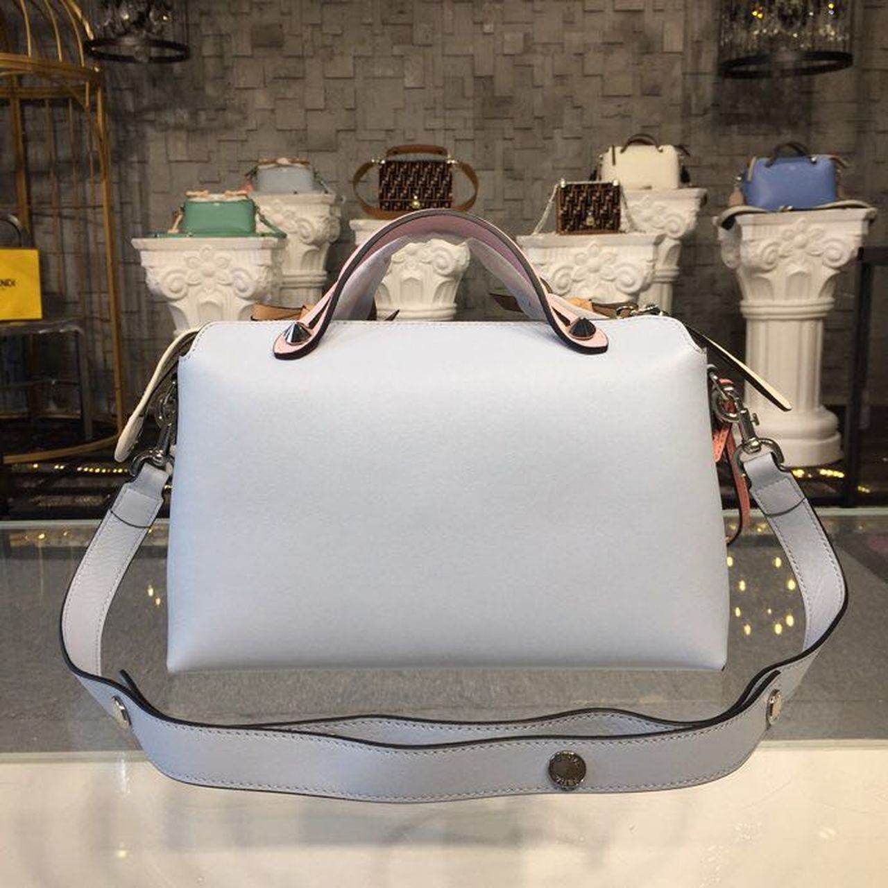 FI By The Way Medium Light Blue For Women, Women’s Hangbags, Shoulder And Crossbody Bags 11.4in/29cm FF 8BL146