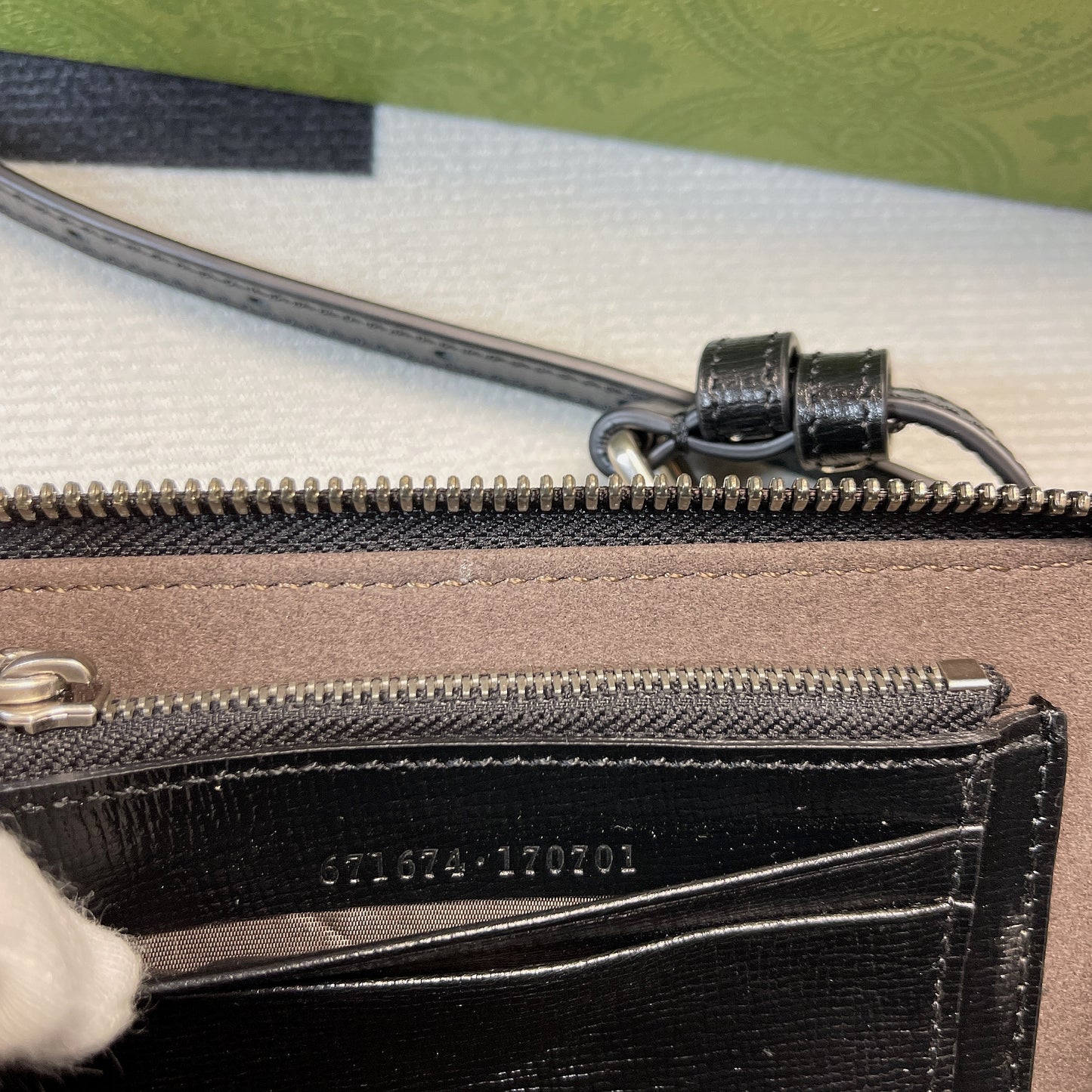 gg Mini Bag With Interlocking G Black gg Supreme Canvas For Women 9in/23cm gg