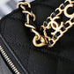 ChanelSmall Vanity Case Black For Women 6.7in/17cm AS3171