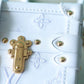 LV Petite Malle Monogram White For Women,  Shoulder And Crossbody Bags 7.9in/20cm LV M20847