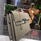 HM Kelly Depeche Etoupe For Women Palladium Hardware 15in/38cm