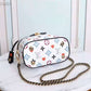 LV Vanity PM Bag Game On Monogram Canvas White By Nicolas Ghesquiere For Women, Women’s Handbags, Shoulder And Crossbody 7.5in/19cm LV M57458