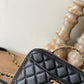 Chanel Small Vanity Case Gold Hardware Black For Women, Women’s Handbags, Shoulder Bags 5.9in/15cm AS3228 B08008 94305