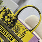 DI Medium Book Tote Yellow And Pink, For Women, Women’s Handbags 14in/36cm CD