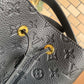 LV NeoNoe MM Bucket Bag Monogram Empreinte Black For Women, Women’s Handbags, Shoulder Bags 10.2in/26cm LV M45256