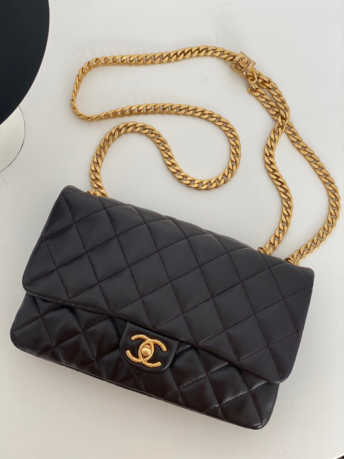 ChanelSmall Flap Bag Black For Women, Women’s Bags 8.7in/22cm