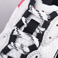 BL - Bla Triple S Black And White Powder Sneaker