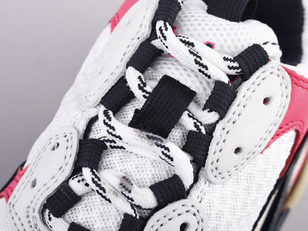 BL - Bla Triple S Black And White Powder Sneaker