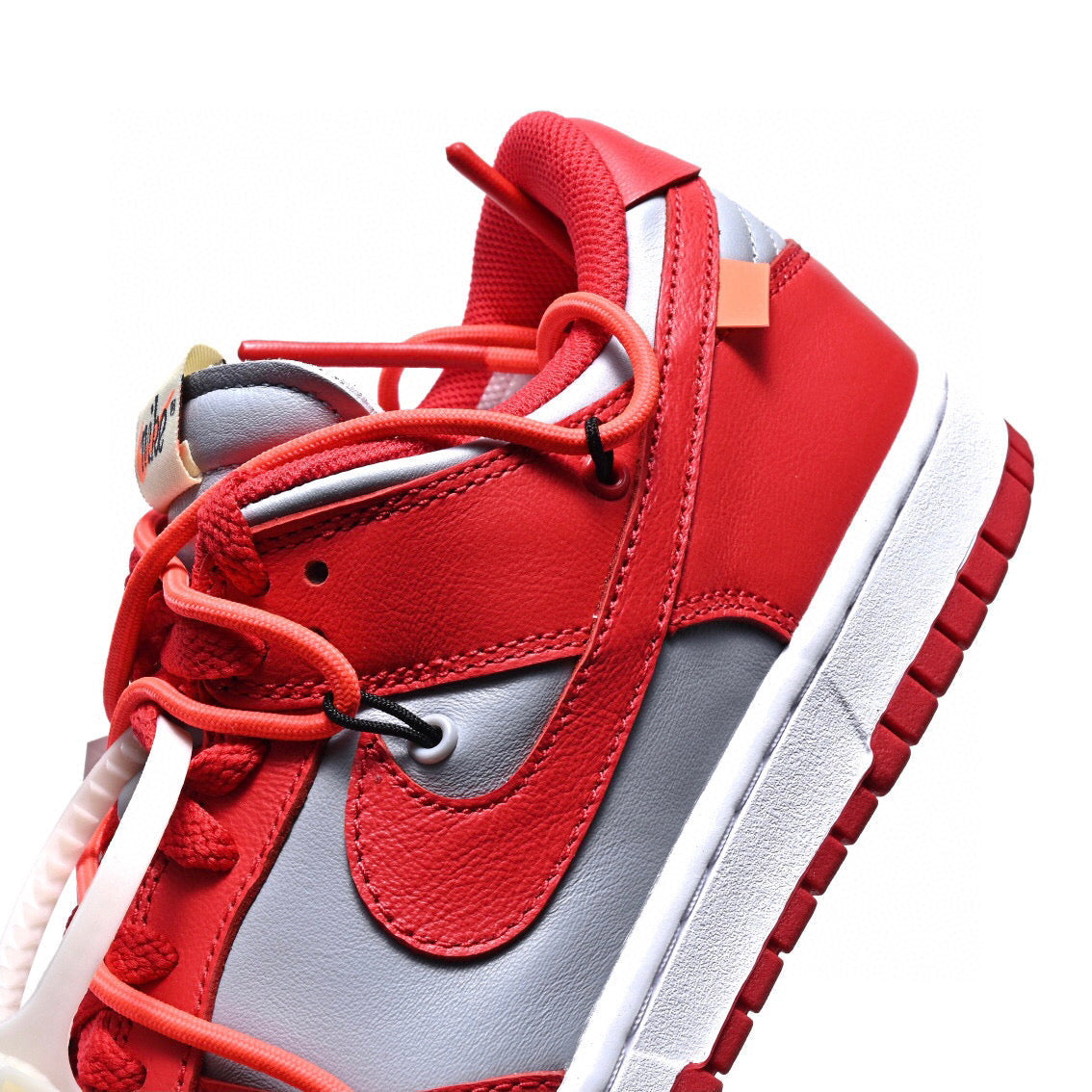 BL - OW x Dunk Silver Red