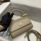 DG Small Sicily Bag In Dauphine Beige For Women 7.5in/19cm DG