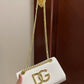 DG Polished 3.5 Phone Bag White For Women 7.3in/19cm DG