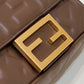 FI Baguette Brown For Women, Women’s Handbags, Shoulder And Crossbody Bags 7.5in/19cm FF 8BS017