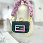 FI Nano Baguette Maxi Handle Pink and Green Bag For Woman 6.5cm/2.5in