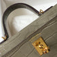 HM Kelly Grey For Women Gold Toned Hardware 7.8in/20cm