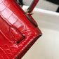 HM Kelly Red For Women Gold Toned Hardware 7.8in/20cm