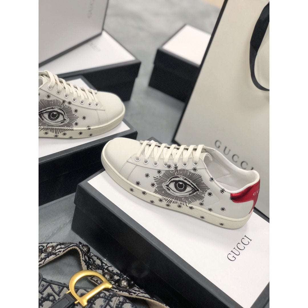 BL-GCI  Ace with Eyes White Sneaker 104