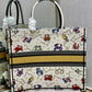 DI Large Book Tote White, For Women, Women’s Handbags 16.5in/42cm CD M1286ZRTY_M941