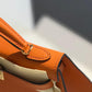 HM Mini Kelly Orange For Women Gold Toned Hardware 7.5in/20cm