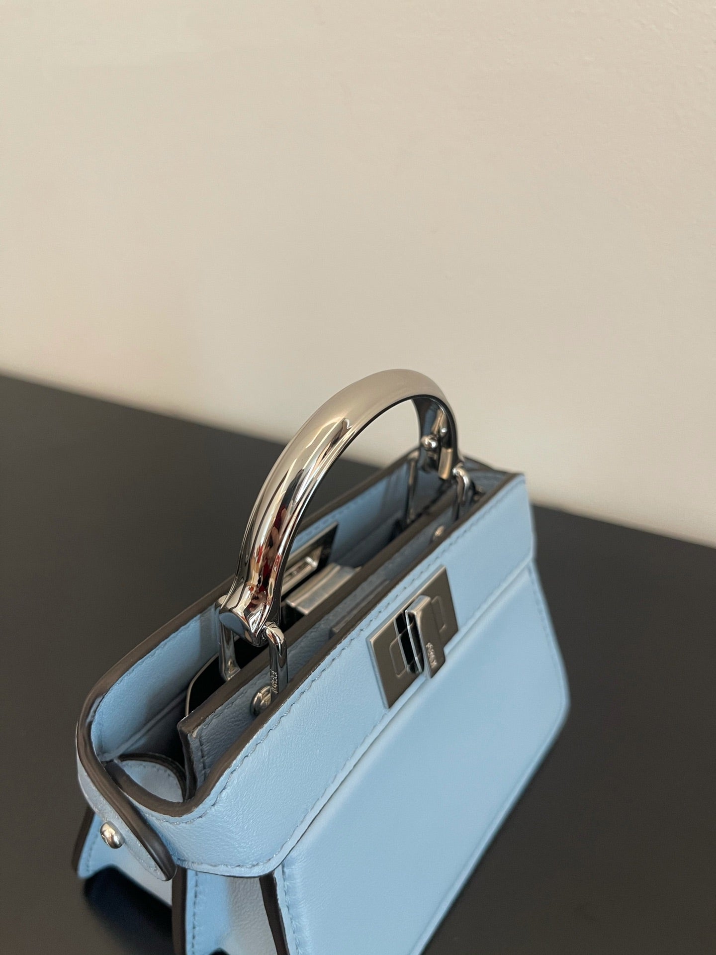 FI Peekaboo ISeeU Petite Blue Micro Bag For Woman 11cm/4.5in