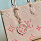 LV OnTheGo MM Monogram Empreinte Cream For Women 34cm LV M45717