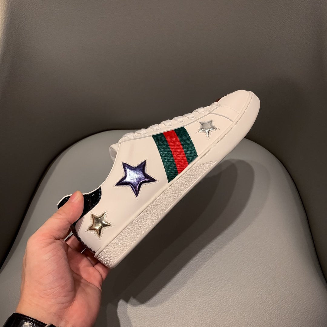 BL-GCI  ACE LEATHER SNEAKER WITH  STAR 109