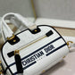DI Mini Vibe Zip Bowling Bag, White Handbags, Bowling Bags, 17cm CD