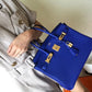 HM Birkin Electric Blue 7T For Women Gold Toned Hardware 11.8in/30cm