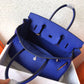 HM Birkin Electric Blue 7T For Women Gold Toned Hardware 11.8in/30cm