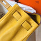 HM Birkin Electric Ambre 9D For Women Gold Toned Hardware 11.8in/30cm