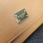 DG Small Sicily Bag In Dauphine Brown For Women 7.5in/19cm DG