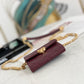 ChanelMini Flap Bag Gold Toned Hardware Red For Women 4.7in/12cm