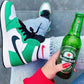 BL - AJ1 Little HNK White Green