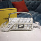 FI Baguette Nappa White For Women, Women’s Handbags, Shoulder And Crossbody Bags 10.6in/27cm FF 8BR600A72VF15AO