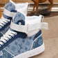 BL - LUV High Top Blue Sneaker