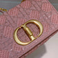 DI Medium Caro Bag Pink, For Women, Women’s Handbags 25.5cm/10in CD