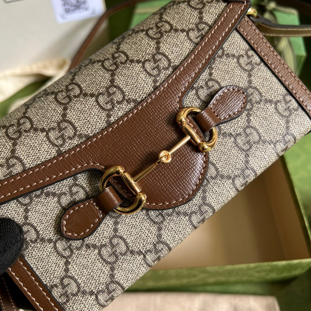 gg Horsebit 1955 Mini Bag Beige For Women, Women’s Bags 7.1in/18cm gg ‎‎‎699296 92TCG 8563