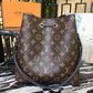 LV NeoNoe MM Bucket Bag Monogram Canvas Black For Women, Women’s Handbags, Shoulder And Crossbody Bags 10.2in/26cm LV M44020