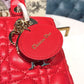 DI Small Lady My ABCBag Dusty Red Cannage For Women 20cm/8in CD