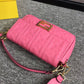 FI Baguette Nappa Pink For Women, Women’s Handbags, Shoulder And Crossbody Bags 10.6in/27cm FF 8BR600