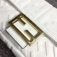 FI Baguette Nappa White For Women, Women’s Handbags, Shoulder And Crossbody Bags 10.6in/27cm FF 8BR600A72VF15AO