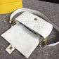FI Baguette Nappa White For Women, Women’s Handbags, Shoulder And Crossbody Bags 10.6in/27cm FF 8BR600A72VF15AO