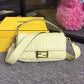 FI Baguette Nappa Cream For Women, Women’s Handbags, Shoulder And Crossbody Bags 10.6in/27cm FF 8BR600