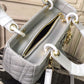 DI Medium Lady Bag Gold Toned Hardware For Women 9.5in/24cm CD