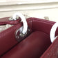 DI Mini Lady Bag with Chain Silver Hardware Burgundy For Women 6.5in/17cm CD