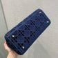 DI Small Lady D-Lite Blue Bag For Women 9.5in/24cm CD
