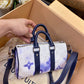 LV Keepall Xs Nano 21cm White-Blue